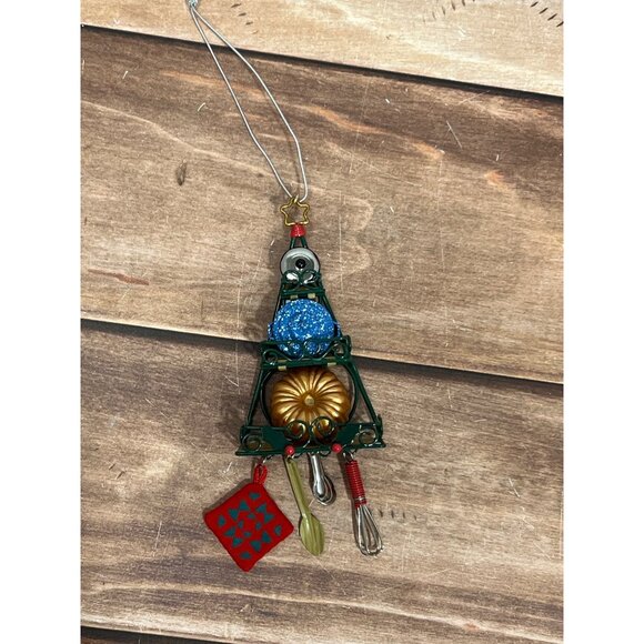 2005 HALLMARK ORNAMENT QXG4282 O KITCHEN RACK CHRISTMAS TREE EDITH KEGRIZE - Picture 5 of 8